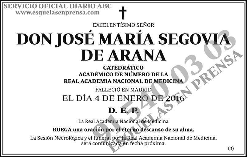José María Segovia de Arana